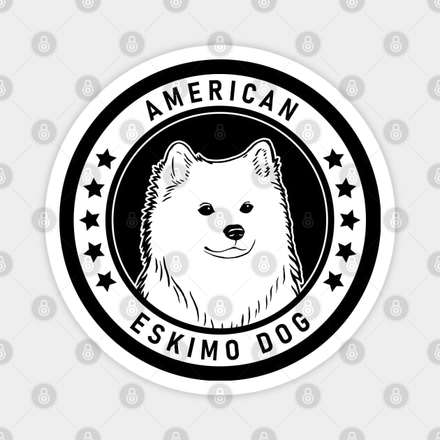 American Eskimo Dog Fan Gift Magnet by millersye